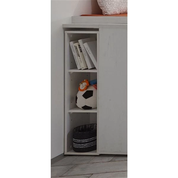 Mäusbacher Frieda Wickelkommode Vintage Wood Grey Weiß Inkl. Wickelansatz 2 Mäusbacher Frieda Wickelkommode Vintage Wood Grey Weiß Inkl. Wickelansatz – Bild 2