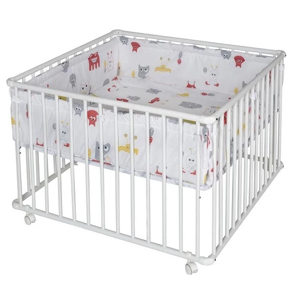 Schardt Laufgitter Basic Buche Massiv Weiß 100 X 100 Cm, Mit Laufrollen, Folie Monster 1 Schardt Laufgitter Basic Buche Massiv Weiß 100 X 100 Cm, Mit Laufrollen, Folie Monster