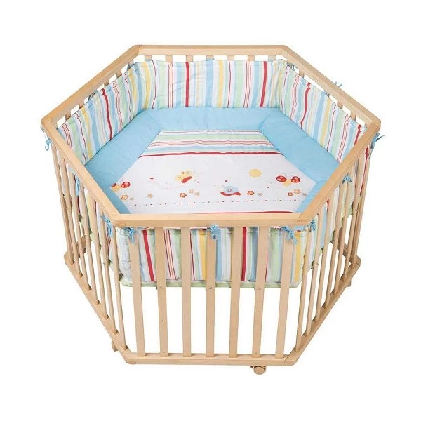 Roba Laufgitter Butterfly Natur, 6-eckig 2 Roba Laufgitter Butterfly Natur, 6-eckig – Bild 2