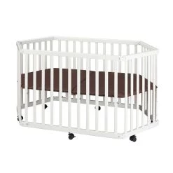 TiSsi Laufgitter Aus Massiv Buche Weiß Platzsparend Faltbar -Geschäft Für Babyprodukte laufgitter weiss 3 gr 1