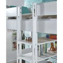 Relita NOEL Hochbett Buche Massiv Weiß Inklusive Schreibtisch, Zum Einzelbett Umbaubar 12 Relita NOEL Hochbett Buche Massiv Weiß Inklusive Schreibtisch, Zum Einzelbett Umbaubar -Geschäft Für Babyprodukte noel weiss detail gr 1