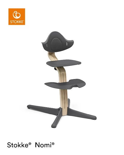 Stokke® Nomi® Stuhl Natural Anthracite 2 Stokke® Nomi® Stuhl Natural Anthracite – Bild 2