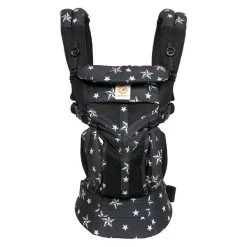 Ergobaby Omni 360 Cool Air Mesh Black Stars Babytrage -Geschäft Für Babyprodukte omni cam bcs360pbkstr blackstars 02