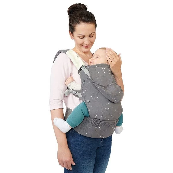 Kinderkraft Huggy Babytrage Grey Sichere, Ergonomische Position 5 Kinderkraft Huggy Babytrage Grey Sichere, Ergonomische Position – Bild 5