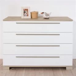 Paidi Carlo Kommode 4 Schubkästen 4x Kreideweiß