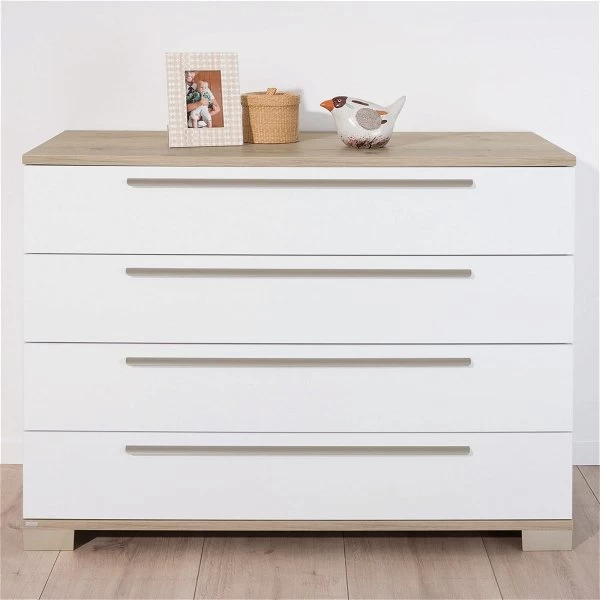 Paidi Carlo Kommode 4 Schubkästen 4x Kreideweiß 1 Paidi Carlo Kommode 4 Schubkästen 4x Kreideweiß
