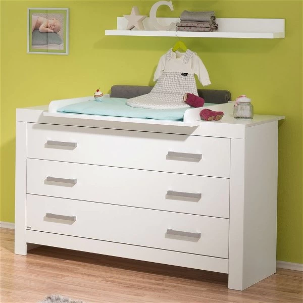 Paidi Fiona Wickelkommode 3 Schubkästen - Breit Inkl. Wickelaufsatz 1 Paidi Fiona Wickelkommode 3 Schubkästen - Breit Inkl. Wickelaufsatz
