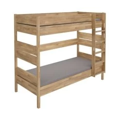 Paidi Sten Etagenbett 180 Cm Eiche Quadratische Bettpfosten Gerade Leiter 90x200 Cm