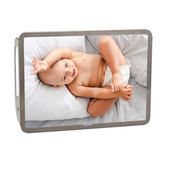 Timkid QuattroQ Wandwickeltisch Edelstahl Baby Inklusive Wickelmatte | Elegant Horizontal Design 1 Timkid QuattroQ Wandwickeltisch Edelstahl Baby Inklusive Wickelmatte | Elegant Horizontal Design