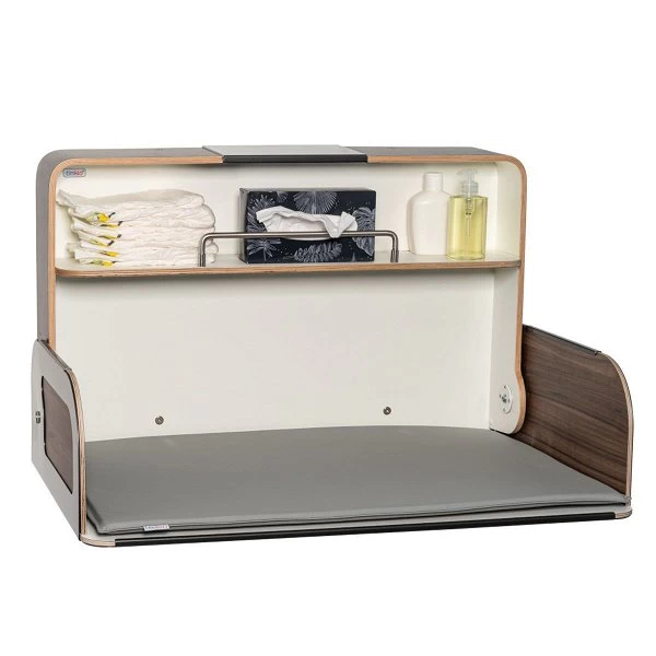 Timkid QuattroQ Wandwickeltisch Edelstahl Baby Inklusive Wickelmatte | Elegant Horizontal Design 2 Timkid QuattroQ Wandwickeltisch Edelstahl Baby Inklusive Wickelmatte | Elegant Horizontal Design – Bild 2