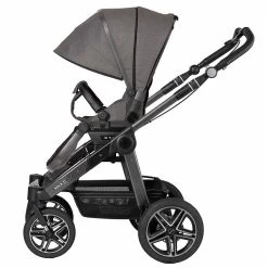 Hartan Rock It GTR Kinderwagen Stardust (902) Mit Handbremse -Geschäft Für Babyprodukte rock it 1200 178 902 gtr spowa ansicht seite mit ausgeklappter sonnenblende
