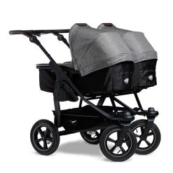 Tfk Duo 2 Kombi Kinderwagen Premium Grau Luftrad-Set