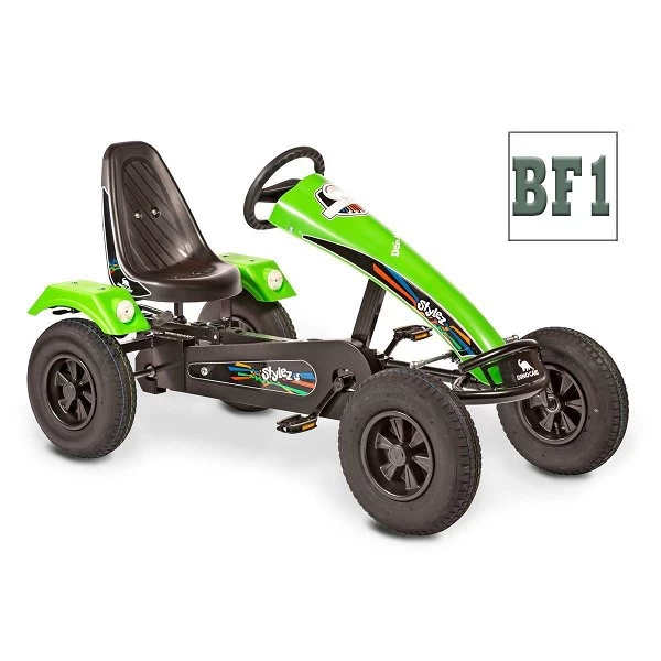 Dino Cars Stylez BF1 GoKart Grün Zuschaltbarer Freilauf & Leichtlaufreifen 1 Dino Cars Stylez BF1 GoKart Grün Zuschaltbarer Freilauf & Leichtlaufreifen