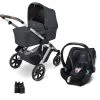 ABC Design Salsa 4 Kinderwagen Bundle Storm Mit Cybex Aton 5 Und Adapter
