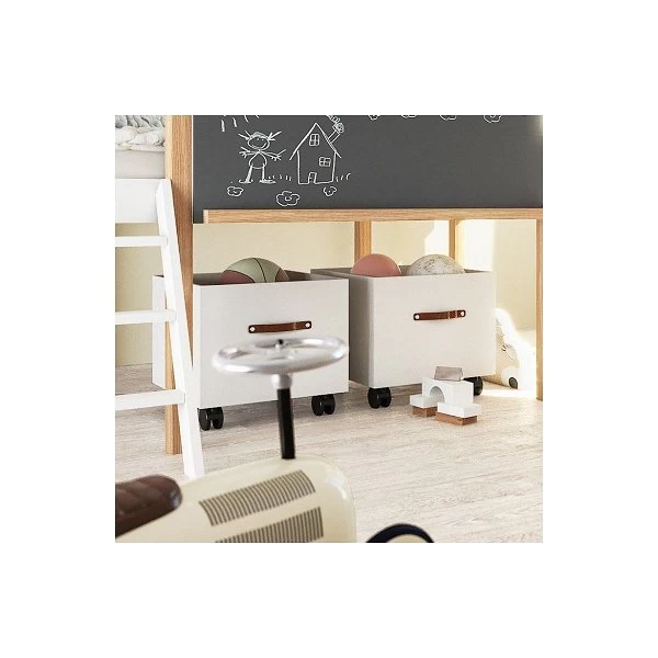 Nature Kid Cory Hausbett Mit Rutsche 90 X 200 Weiß 2 Nature Kid Cory Hausbett Mit Rutsche 90 X 200 Weiß – Bild 2