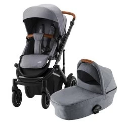 Britax Smile 3 Kinderwagen Frost Grey Essential Set GRATIS Babywanne