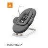 Stokke® Steps™ Bouncer Herringbone Grey Gestell Weiß