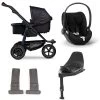 Tfk Mono 2 Kinderwagen Bundle Schwarz Luftrad | CYBEX Cloud T I-Size + Base + Adapter