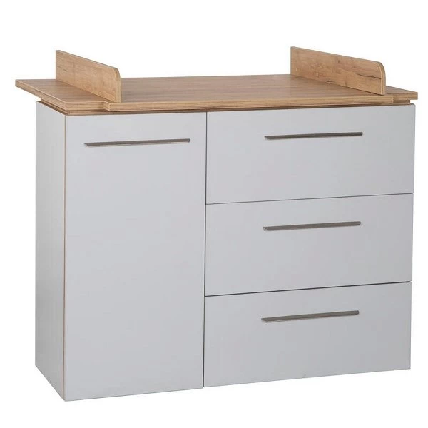 Roba Tobi Wickelkommode Breit Lichtgrau 3 Schubladen, 1 Tür Zum Toppreis 1 Roba Tobi Wickelkommode Breit Lichtgrau 3 Schubladen, 1 Tür Zum Toppreis