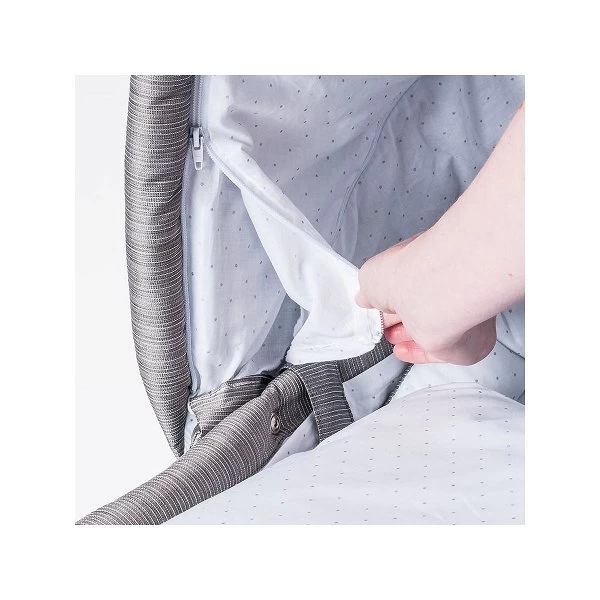 HESBA Condor Coupe Kinderwagen Außen 281 Innen 185 Teilleder - Räder Weiß 25 Cm, Griff Dunkelbrau 8 HESBA Condor Coupe Kinderwagen Außen 281 Innen 185 Teilleder - Räder Weiß 25 Cm, Griff Dunkelbrau – Bild 8