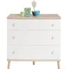 Paidi Ylvie Wickelkommode 3 Schubkästen Schmal Schubkästen Kreideweiß
