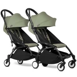 BABYZEN™ YOYO² Doppelbuggy Olive Gestell Black