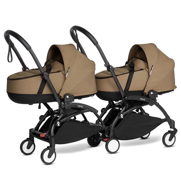 BABYZEN™ YOYO² Zwillingskinderwagen Toffee Gestell Black 1 BABYZEN™ YOYO² Zwillingskinderwagen Toffee Gestell Black